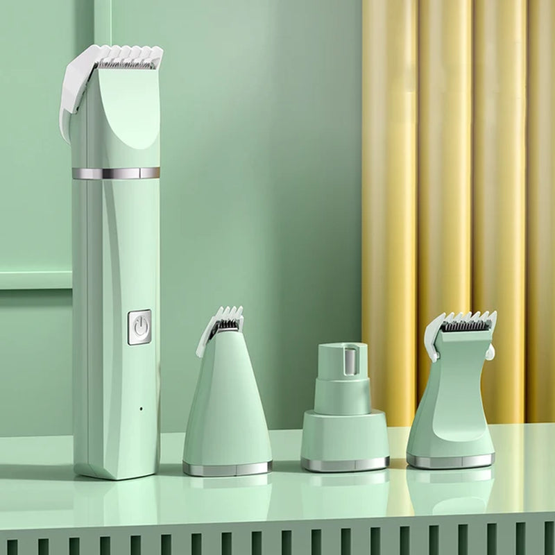 Transform Your Pet's Grooming Routine with the Ultimate 4-in-1 Electric Grooming Kit for Cats and Dogs