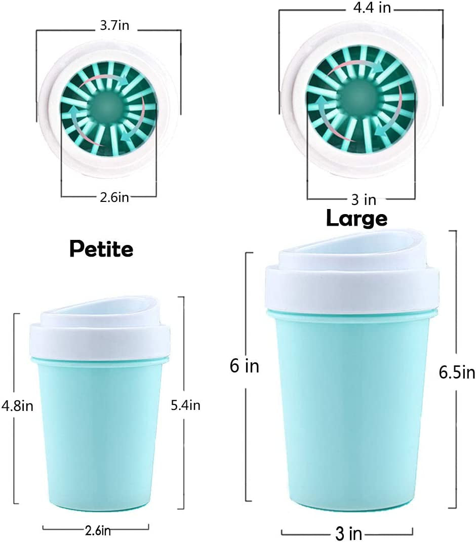 Ultimate Pet Paw Cleaner - Effortless Dog Foot Washer for Muddy Paws, Easy to Assemble & Disassemble!