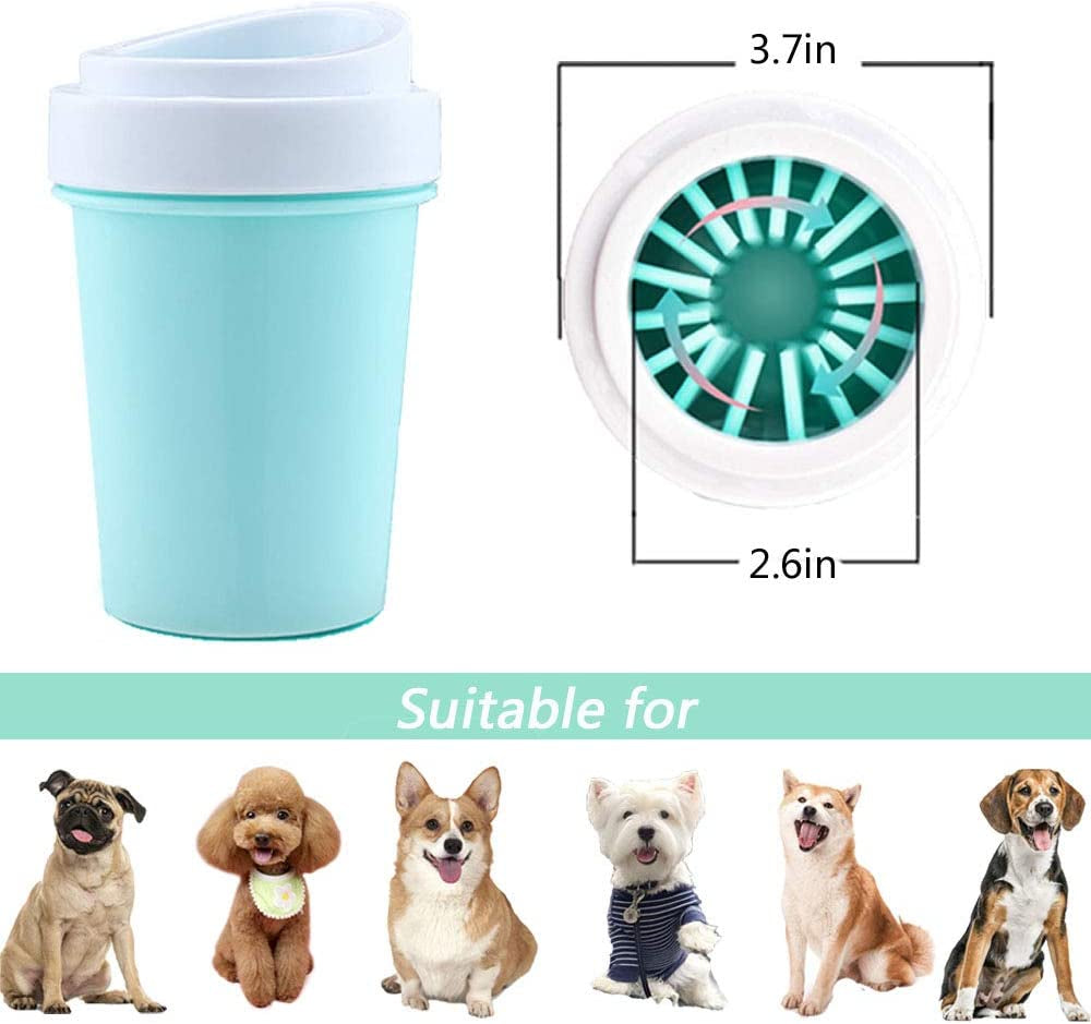 Ultimate Pet Paw Cleaner - Effortless Dog Foot Washer for Muddy Paws, Easy to Assemble & Disassemble!