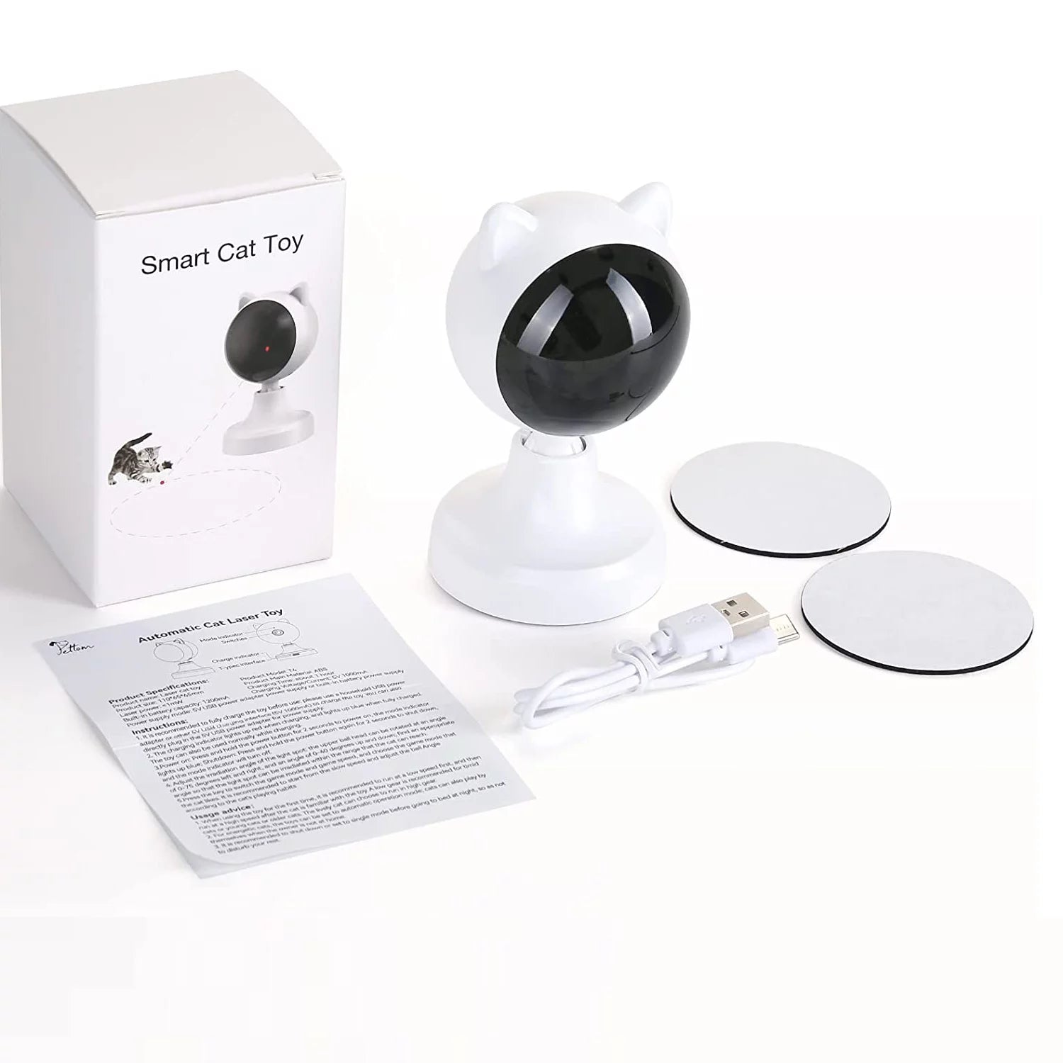 Interactive Automatic Laser Cat Toy - Fun for Indoor Cats and Dogs!