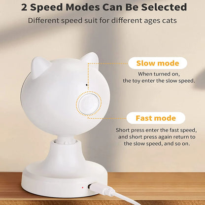 Interactive Automatic Laser Cat Toy - Fun for Indoor Cats and Dogs!