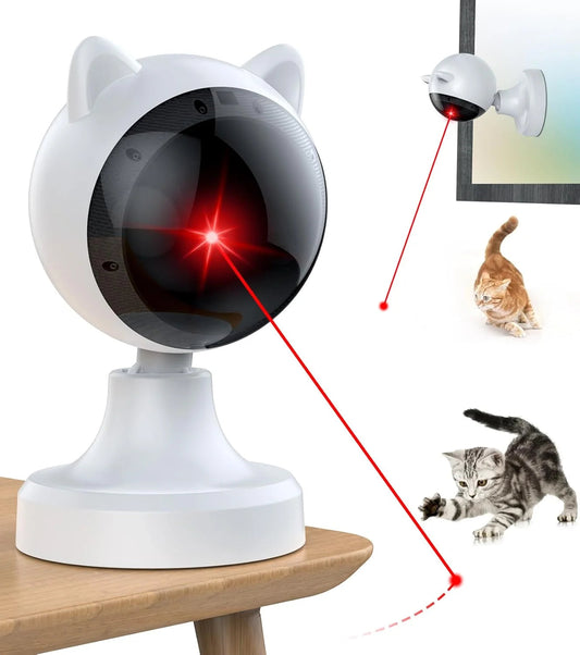 Engaging Automatic Laser Cat Toy - Keep Your Feline Active and Entertained!