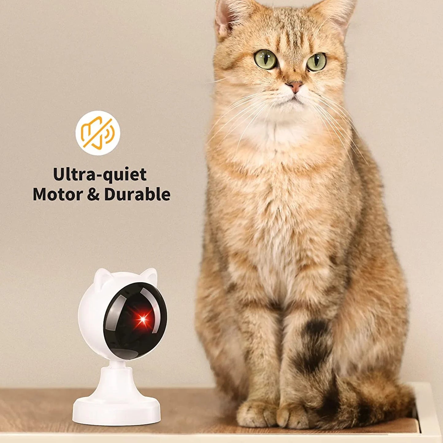 Interactive Automatic Laser Cat Toy - Fun for Indoor Cats and Dogs!