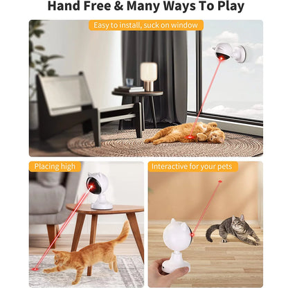Interactive Automatic Laser Cat Toy - Fun for Indoor Cats and Dogs!